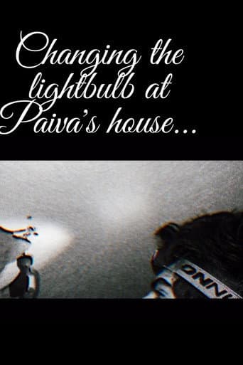 Changing the lightbulb at Paiva's house...