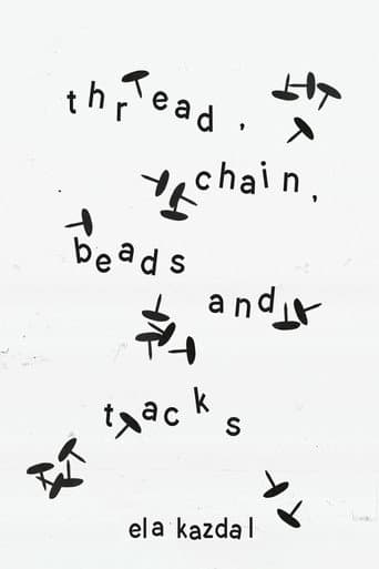 thread, chain, beads, and tacks