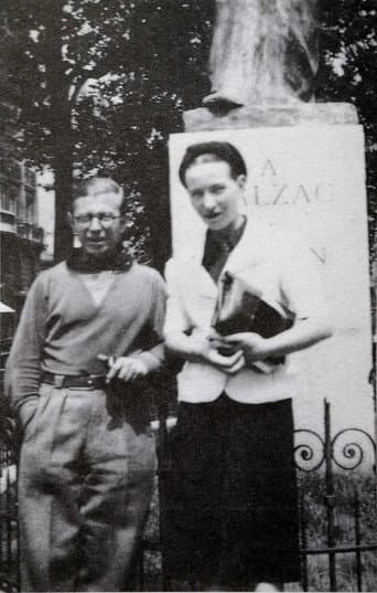 Jean-Paul Sartre et Simone de Beauvoir