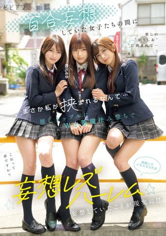 Yuri mousou shiteita joshi-tachi no aida ni masaka watashi ga hasamareru nante... Oshi couple ni W koakuma hasamiguchi de monzetsu rezu-iki saserareru mousou rezu harem – Miyu Aizawa × Karin Kitaoka × Shiori Yorimoto