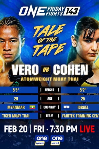 ONE Friday Fights 143: Vero vs. Shir Cohen