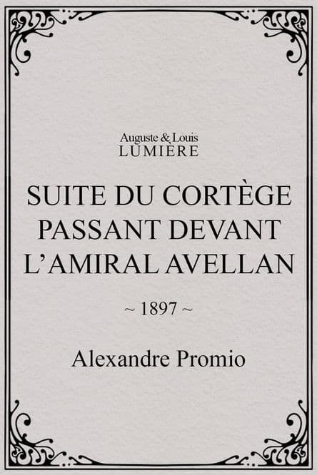 Suite du cortège passant devant l’amiral Avellan