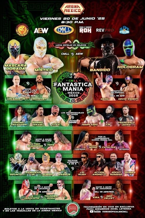 CMLL Presenta NJPW Fantastica Mania México 2025