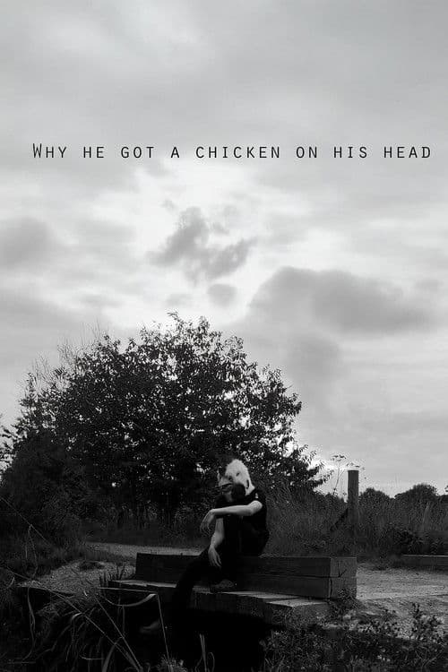 Why he got a chicken on his head?
