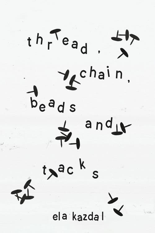 thread, chain, beads, and tacks