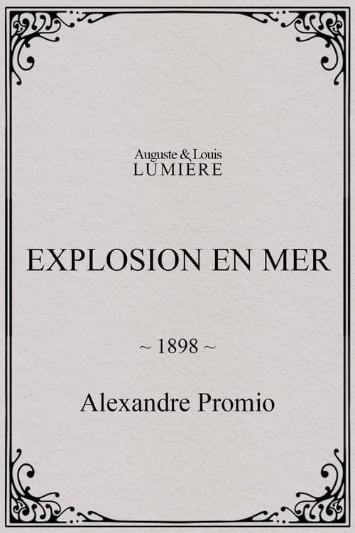 Explosion en mer