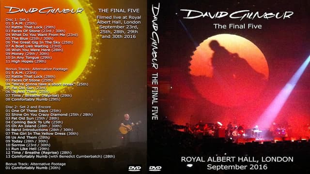David Gilmour - The Final Five
