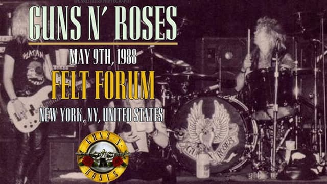 Guns N’ Roses at the Felt Forum NY