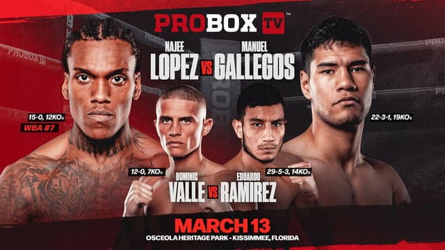 Najee Lopez vs. Manuel Gallegos