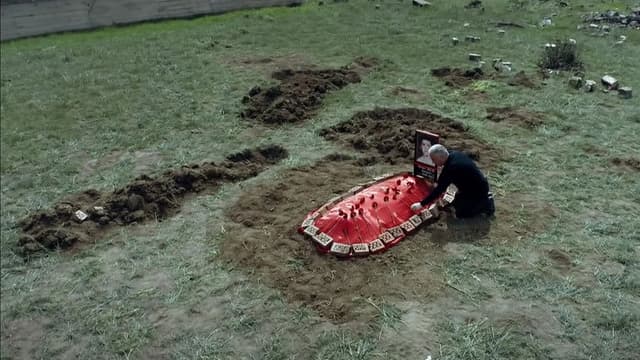 The grave under the plum tree