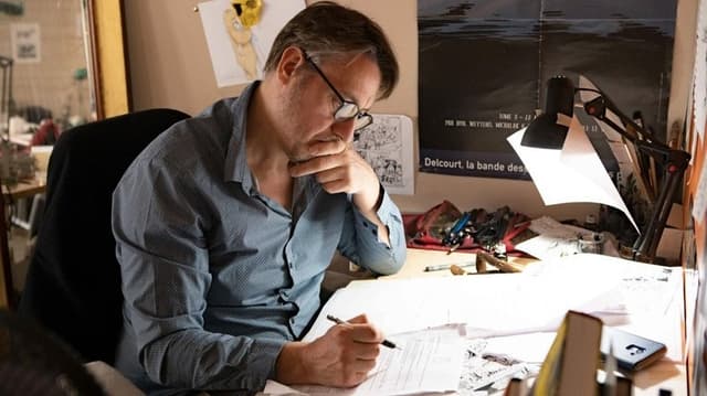 Des rêves et de l'encre - Michalak au bout d'un rêve - Au commencement il y a le storyboard