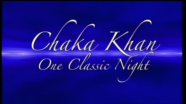 Chaka Khan: Greatest Hits Live