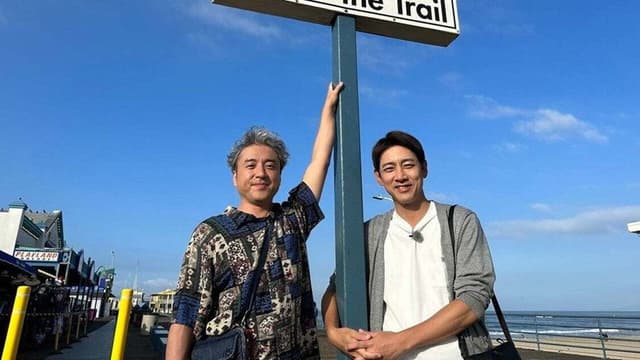 Koizumi Kōtarō and Muro Tsuyoshi Jiyū Kimamani Futaritabi