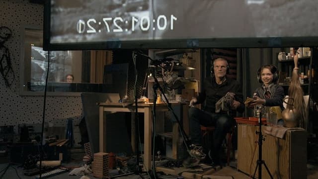 Heidi at the Foley Maker