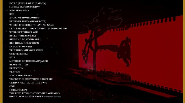U2: The Joshua Tree Tour 2017