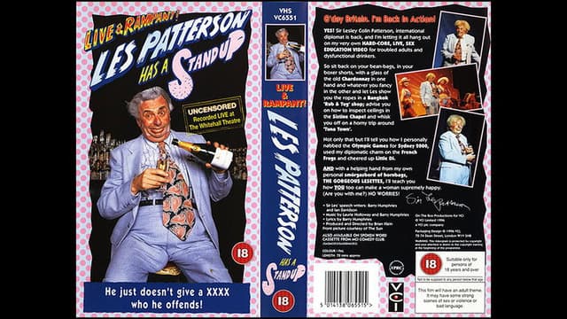 Les Patterson 'Has A Stand Up' - Live & Rampant