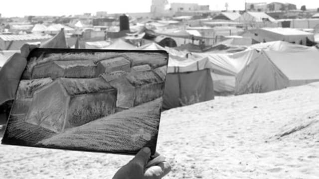 Pour l'honneur de Gaza, des déplacés sous les tentes