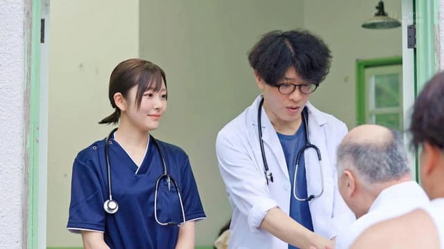 A nurse assigned to a remote village impregnated daily by lustful islanders' seed. Aozora Hikari