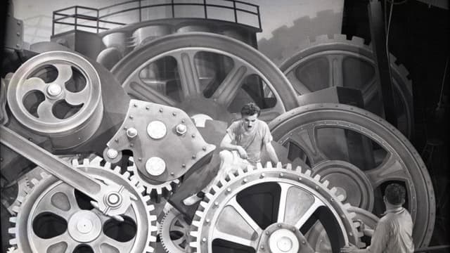 Chaplin et "Les temps modernes", La voie du silence