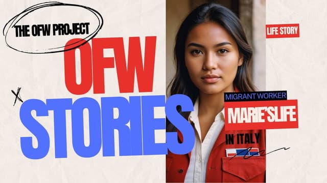 The OFW Story of Marie in Italy