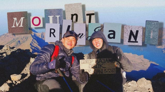 this is Mount Rinjani