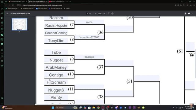 THE WORST SONGS OF ALL TIME BRACKET