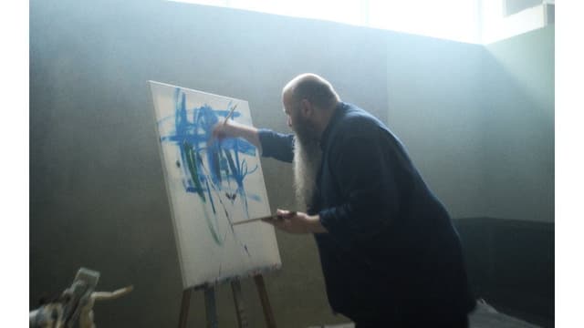 Glimpse of a canvas