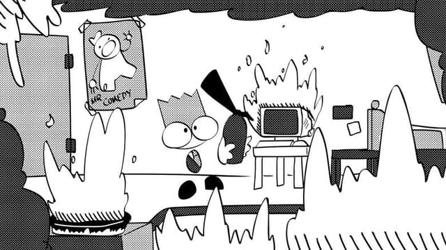 Fired Up: A Nerdy Cartoon